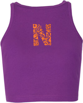 short tanktop NB231034 NB Logo - maat Paars