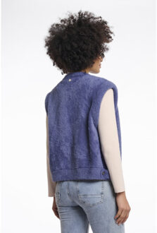 short waistcoat elona.5002511 10922 blue shadow Blauw