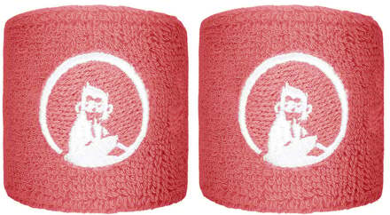 Short Zweetband Verpakking 2 Stuks-Koraal,Wit - nosize