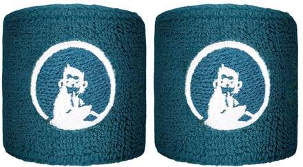 Short Zweetband Verpakking 2 Stuks-Petrolblauw - nosize