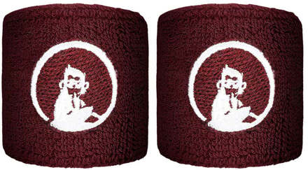 Short Zweetband Verpakking 2 Stuks-Wijnrood - nosize