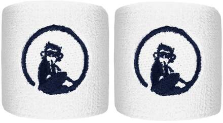 Short Zweetband Verpakking 2 Stuks-Wit,Donkerblauw - nosize