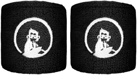 Short Zweetband Verpakking 2 Stuks-Zwart - nosize