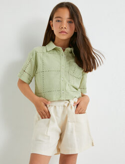 SHORTS Linen Shorts Beige