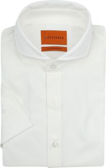 Shortsleeve Sorona Overhemd Erik Wit - 38,39,40,41,42,43