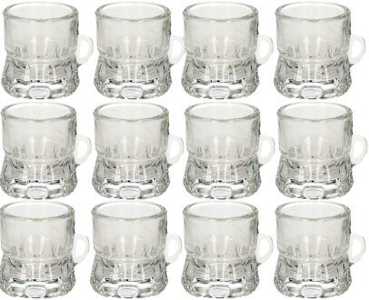 Shotglas - 20x - vorm bierpul glaasje/glas - met handvat - 2cl - Oktoberfest