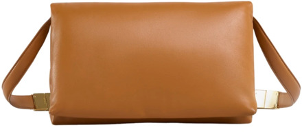 Shoulder Bag Marni , Brown , Dames - ONE Size