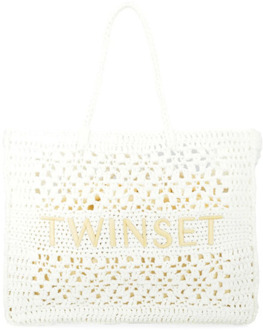 Shoulder Bags Twinset , White , Dames - ONE Size