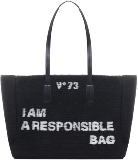 Shoulder Bags V73 , Black , Dames - ONE Size