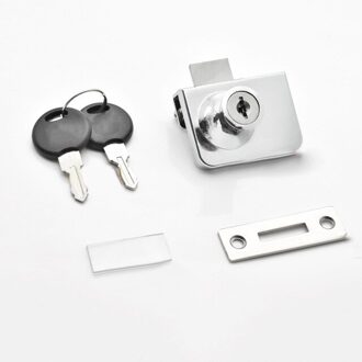 Showcase Glazen Schuifdeur Slot Voor Vitrinekast Terrarium W/ 2 Sleutels Duurzaam dubbele