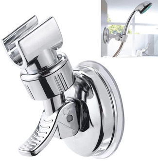 Shower Head Handset Holder Chrome Bathroom Wall Mount Adjustable Suction Bracket Strong wall Mounted Strong Rack dropshipping