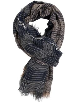 Showersmile Sjaal Mannen Herfst Winter Britse Stijl Mens Sjaals Patchwork Kaki Zwart Grijs Navy Mannelijke Sjaal 180Cm * 110cm marine