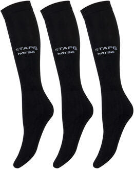 Showsokken  Ultra Fine 3-pack - Black