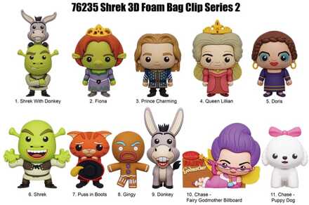 Shrek PVC Bag Clips Series 2 Display (24)