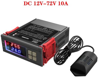 SHT2000 AC110 ~ 220V 10A Digitale Temperatuur Vochtigheid Controlle Hygrometer Thermostaat Sensor Regulator Thermoregulator DC 12V-72V 10A