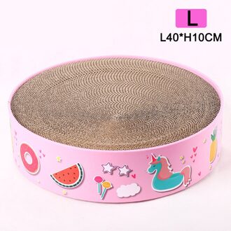 Shuangmao Type Kom Kat Catnip Scratcher Board Nail Schraper Mat Bed Katten Speelgoed Gegolfd Papier Indoor Kitten Sleep Rest Levert Grijs