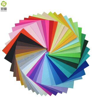 Shuanshuo Mix Kleuren 100% Polyester Geweven Vilt Stof Voor Diy Naaien Carfts40PCS/Lot 30Cm * 30cm N-40