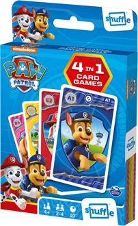 Shuffle kaartspel 4-in-1 Nickelodeon Paw Patrol junior karton