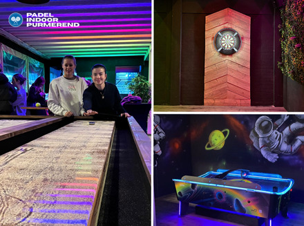 Shuffleboard + evt. darten bij Padel Indoor Purmerend