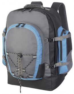 Shugon Backpackers rugzak voor volwassenen - grijs/blauw - 40 liter Multi