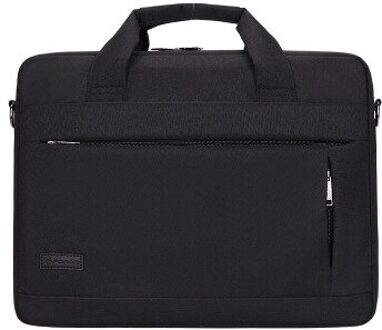 SHUJIN Grote Capaciteit Laptop Handtas Voor Mannen Vrouwen Reizen Aktetas Bussiness Notebook Tassen 14 15 Inch Macbook Pro PC zwart 14duim