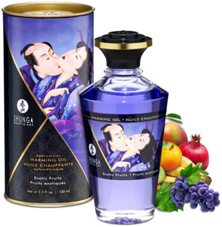 Shunga Aphrodisia Olie - Exotische Vruchten - 3,5 fl oz / 100 ml