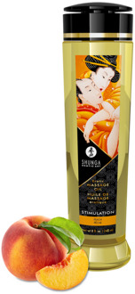 Shunga Erotische Massageolie - Perzik - 8 fl oz / 240 ml