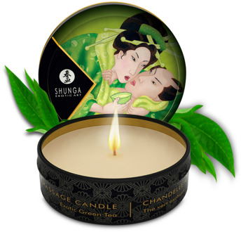 Shunga Mini Massagekaars - Exotische Groene Thee - 1 oz / 30 ml