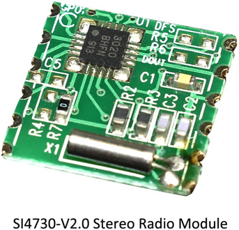 SI4730-V2.0 FM Radio Module SI4730 Radio Module Stereo Radio Module