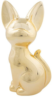 Siamese katten/poezen dieren spaarpot goud 21 cm - Spaarpotten Goudkleurig