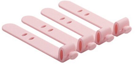 Siancs 4 Stuks Kabelhaspel Oortelefoon MP4 Siliconen Kabel Organisator Draad Gewikkeld Cord Line Opslag Houder Voor Iphone Samsung