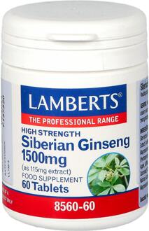 Siberian Ginseng 1500 mg Tabletten 60 st