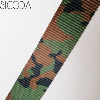 SICODA zware singels tape 3 meter 3.8 cm breed dubbele gezicht gedrukt camo bagpack strap soft gevoel outdoor training