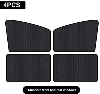 Side Window Zonnescherm Magnetische Voor Rear Window Zonnescherm Gordijn Perspectief Mesh Voor Baby Zon Bescherming Cover Auto Accessoires 4stk