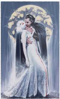 Sideshow Collectibles Dracula Art Print The Kiss by Olivia De Berardinis 70 x 43 cm - unframed