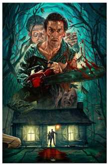 Sideshow Collectibles Evil Dead 2: Dead by Dawn Art Print Ash Williams 46 x 61 cm - unframed