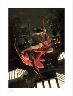 Sideshow Collectibles Marvel Art Print Elektra & Daredevil 46 x 61 cm - unframed
