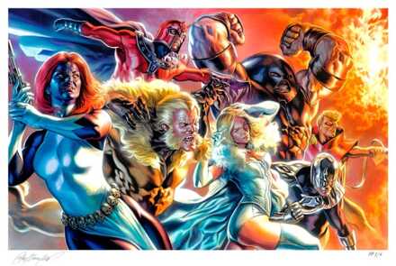 Sideshow Collectibles Marvel X-Men Art Print The Brotherhood of Mutants by Felipe Massafera 46 x 66 cm - unframed