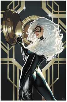 Sideshow Collectibles The Amazing Spider-Man Art Print Cosmic Black Cat 61 x 41 cm - unframed