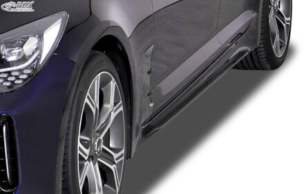 Sideskirts 'Slim' passend voor Kia Stinger (CK) 2018- (ABS zwart glanzend) RDSKI05