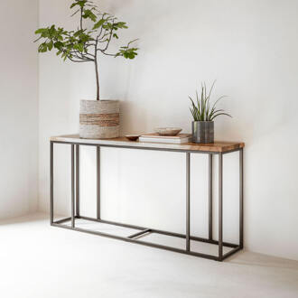 Sidetable 'Flare' Suarhout, 150cm Naturel - 150 cm