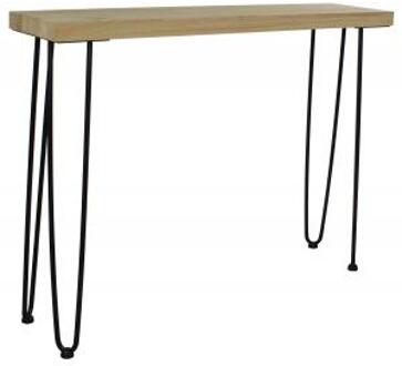 Sidetable Lund 100 x 25 x 75 cm massief eiken