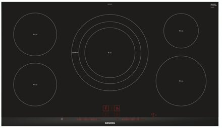 Siemens EH975LVC1E Inductie inbouwkookplaat Zwart