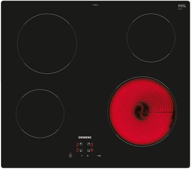 Siemens ET61RBEB8E Elektrische kookplaat Zwart