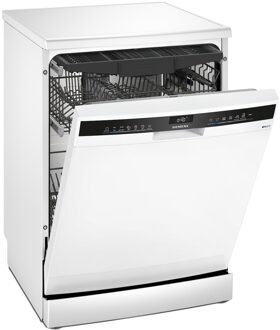 Siemens SN23HW02ME Vrijstaande vaatwasser Grijs