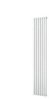Siena designradiator verticaal enkel 1800x318mm 766W zwart 7253206
