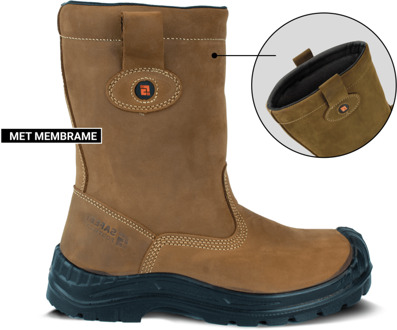 Siena Membraan S3 Veiligheidswerklaars | Bruin | Maat 43 - 8719388028194