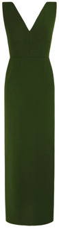 Sienna, lang groene jurk Cortana , Green , Dames - 2Xl,Xl,L,M,S