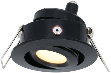 Sienna LED inbouwspot Zwart 3 Watt - 12 Volt - 2700K - IP44