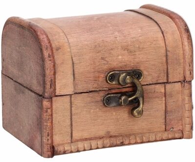 Sieraden doosje 11 cm - Opbergkisten Multikleur